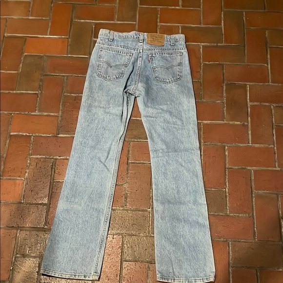 Vintage Orange Tab Levi's Light Blue Denim Jeans - Picture 3 of 7